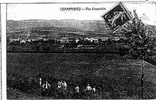 Ville de CHAMPAGNEY Carte postale ancienne Ville de CHAMPAGNEY Carte postale ancienne