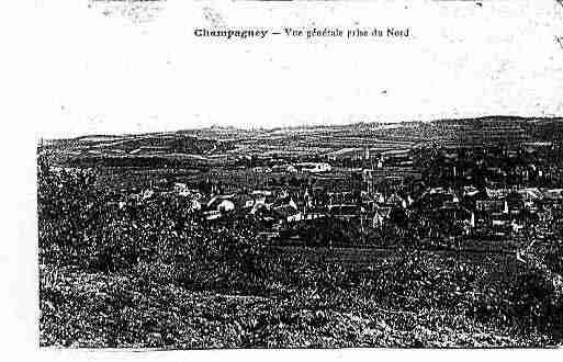 Ville de CHAMPAGNEY Carte postale ancienne