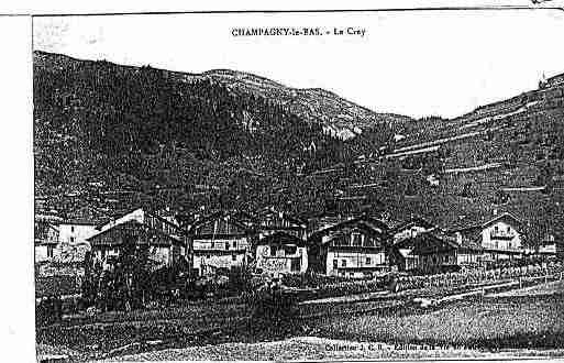 Ville de CHAMPAGNYENVANOISE Carte postale ancienne