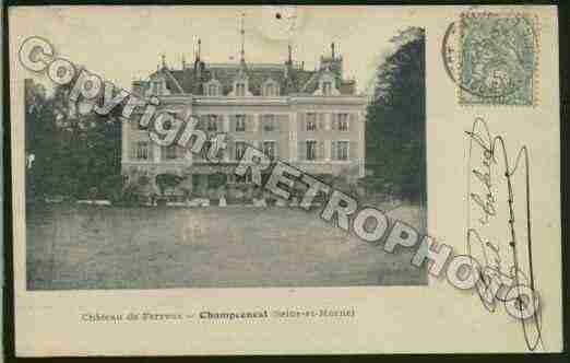 Ville de CHAMPCENEST Carte postale ancienne