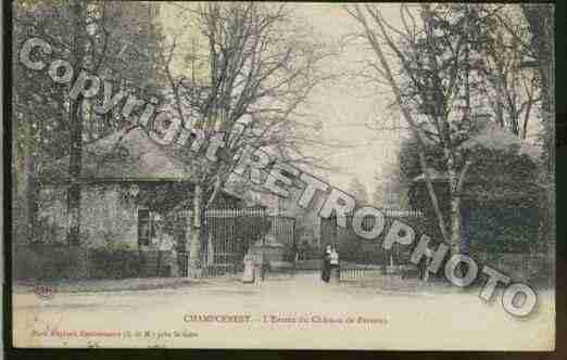 Ville de CHAMPCENEST Carte postale ancienne