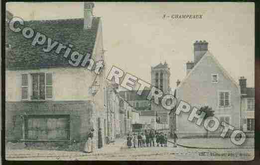 Ville de CHAMPEAUX Carte postale ancienne Ville de CHAMPEAUX Carte postale ancienne