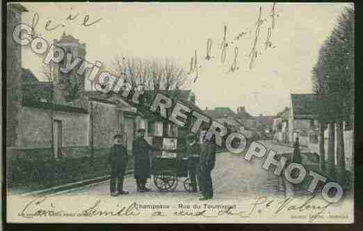 Ville de CHAMPEAUX Carte postale ancienne