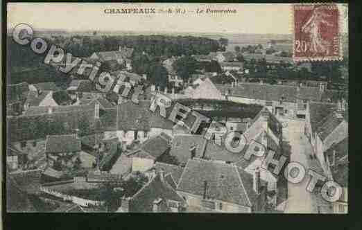 Ville de CHAMPEAUX Carte postale ancienne Ville de CHAMPEAUX Carte postale ancienne