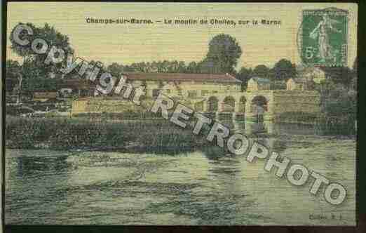 Ville de CHAMPSSURMARNE Carte postale ancienne