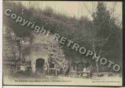 Ville de CHAPELLEAUXCHOUX(LA) Carte postale ancienne