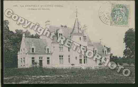 Ville de CHAPELLED\'ALIGNE(LA) Carte postale ancienne