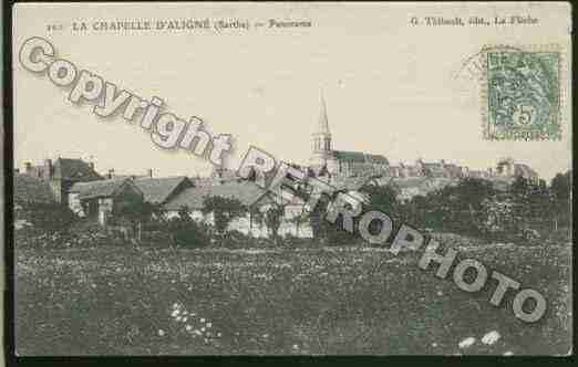 Ville de CHAPELLED\'ALIGNE(LA) Carte postale ancienne