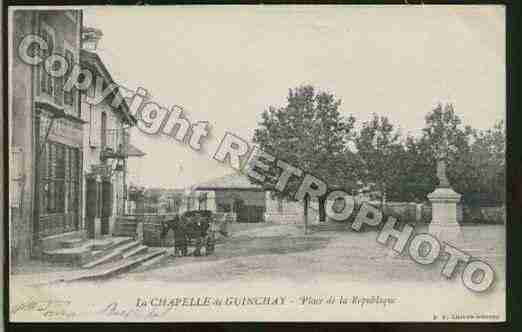 Ville de CHAPELLEDEGUINCHAY(LA) Carte postale ancienne