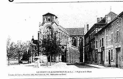 Ville de CHAPELLEDEGUINCHAY(LA) Carte postale ancienne