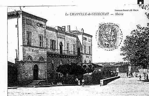 Ville de CHAPELLEDEGUINCHAY(LA) Carte postale ancienne