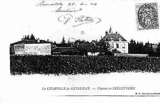 Ville de CHAPELLEDEGUINCHAY(LA) Carte postale ancienne