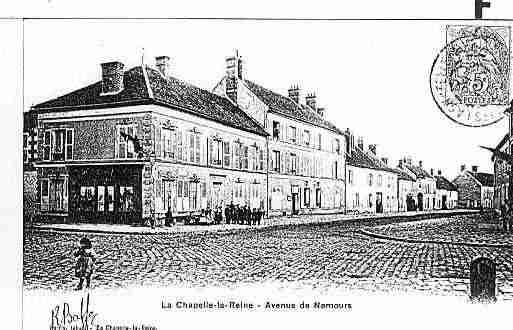 Ville de CHAPELLELAREINE(LA) Carte postale ancienne