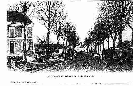 Ville de CHAPELLELAREINE(LA) Carte postale ancienne