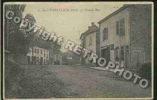 Ville de CHAPELLESOUSDUN(LA) Carte postale ancienne