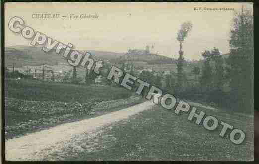 Ville de CHATEAU Carte postale ancienne