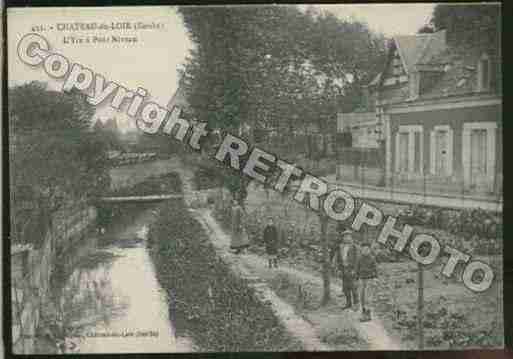 Ville de CHATEAUDULOIR Carte postale ancienne