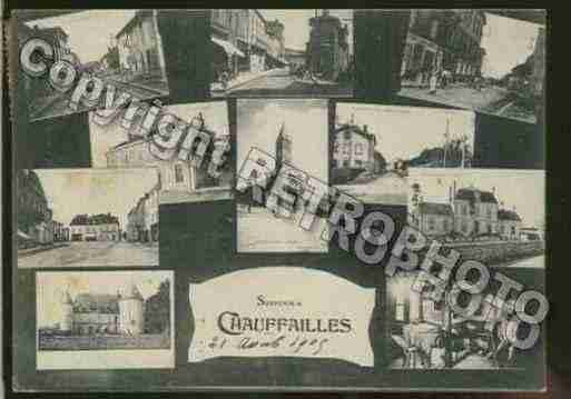 Ville de CHAUFFAILLES Carte postale ancienne