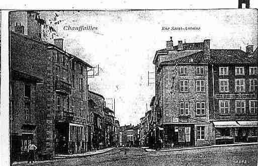 Ville de CHAUFFAILLES Carte postale ancienne