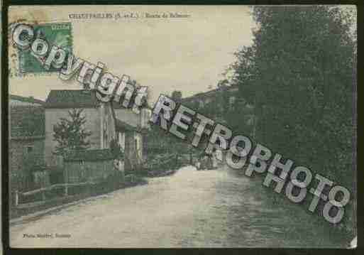 Ville de CHAUFFAILLES Carte postale ancienne