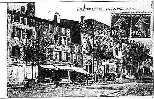 Ville de CHAUFFAILLES Carte postale ancienne