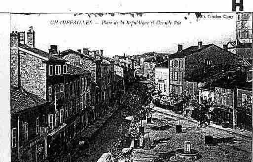 Ville de CHAUFFAILLES Carte postale ancienne