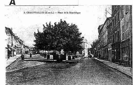 Ville de CHAUFFAILLES Carte postale ancienne