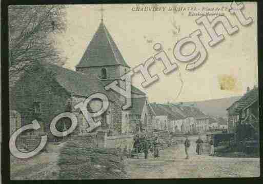 Ville de CHAUVIREYLECHATEL Carte postale ancienne