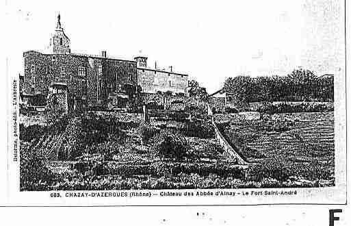 Ville de CHAZAYD\'AZERGUES Carte postale ancienne