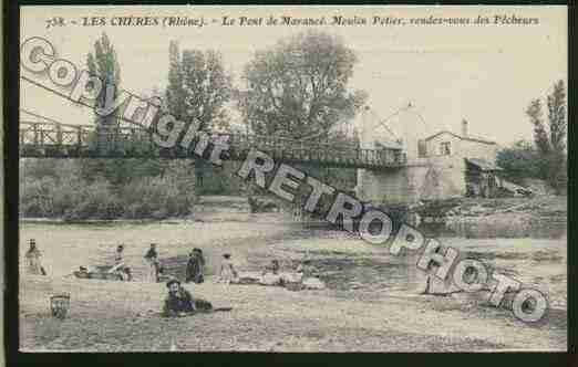 Ville de CHERES(LES) Carte postale ancienne