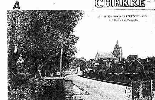 Ville de CHERRE Carte postale ancienne