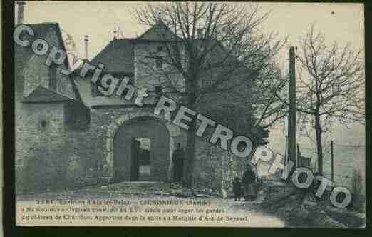 Ville de CHINDRIEUX Carte postale ancienne