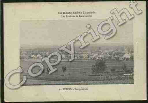 Ville de CITERS Carte postale ancienne