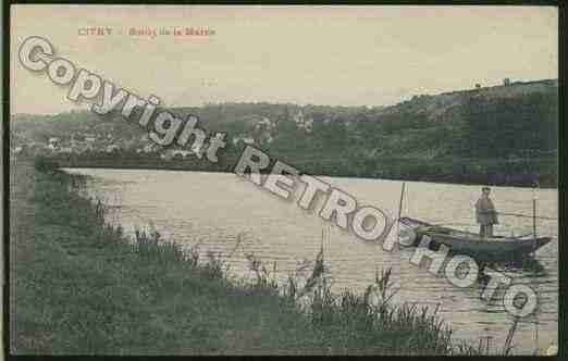 Ville de CITRY Carte postale ancienne