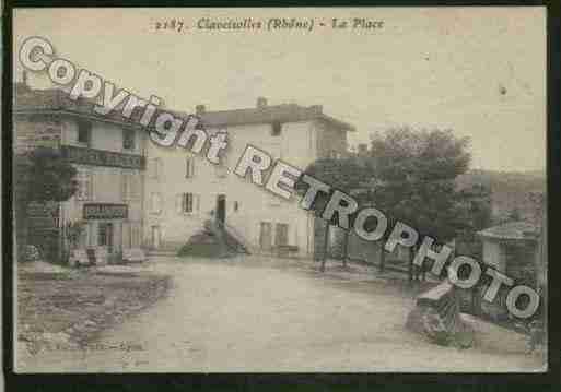 Ville de CLAVEISOLLES Carte postale ancienne