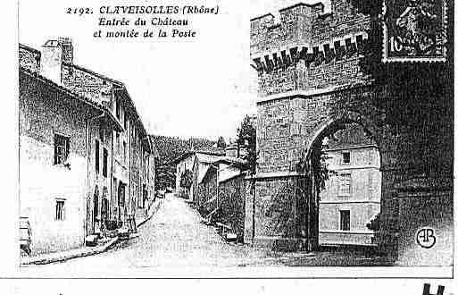 Ville de CLAVEISOLLES Carte postale ancienne