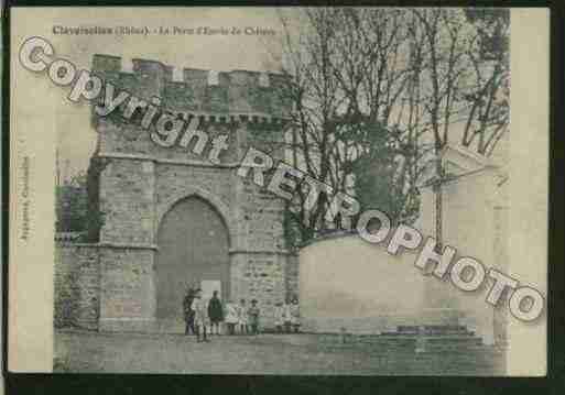 Ville de CLAVEISOLLES Carte postale ancienne