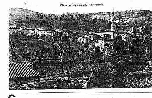 Ville de CLAVEISOLLES Carte postale ancienne