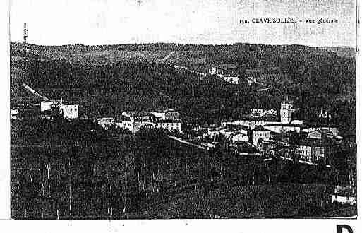 Ville de CLAVEISOLLES Carte postale ancienne