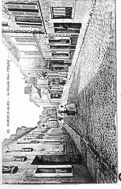 Ville de CLAYESOUILLY Carte postale ancienne Ville de CLAYESOUILLY Carte postale ancienne