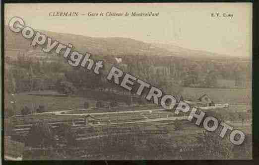 Ville de CLERMAIN Carte postale ancienne