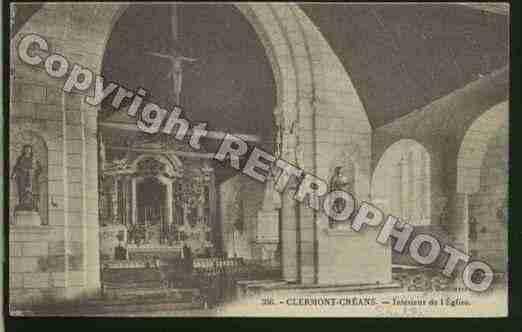 Ville de CLERMONTCREANS Carte postale ancienne Ville de CLERMONTCREANS Carte postale ancienne