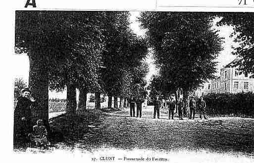 Ville de CLUNY Carte postale ancienne