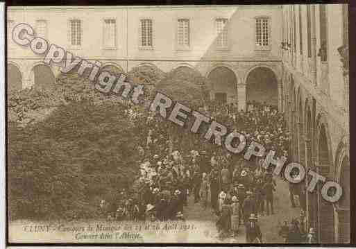 Ville de CLUNY Carte postale ancienne