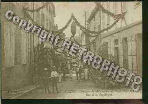 Ville de CLUNY Carte postale ancienne