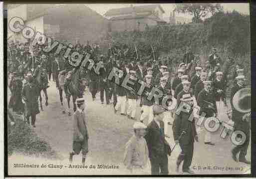 Ville de CLUNY Carte postale ancienne