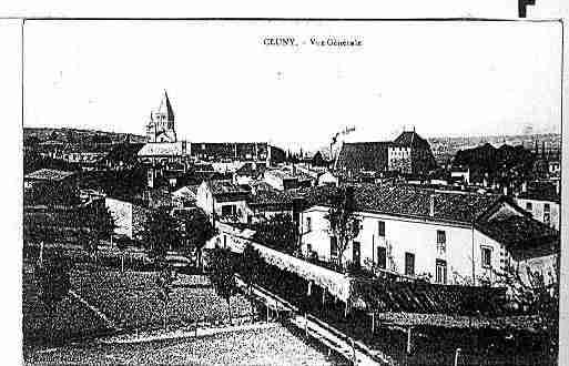 Ville de CLUNY Carte postale ancienne