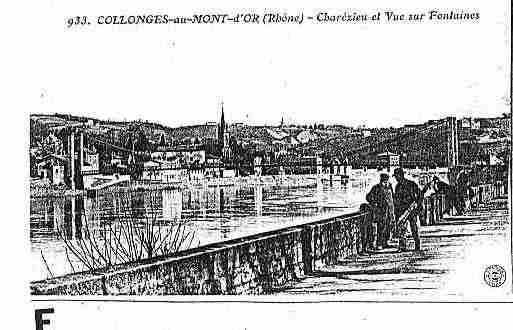 Ville de COLLONGESAUMONTD\'OR Carte postale ancienne