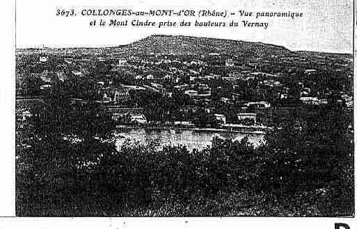 Ville de COLLONGESAUMONTD\'OR Carte postale ancienne