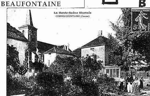 Ville de COMBEAUFONTAINE Carte postale ancienne